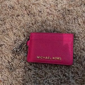 Michael Kors wristlet card holder